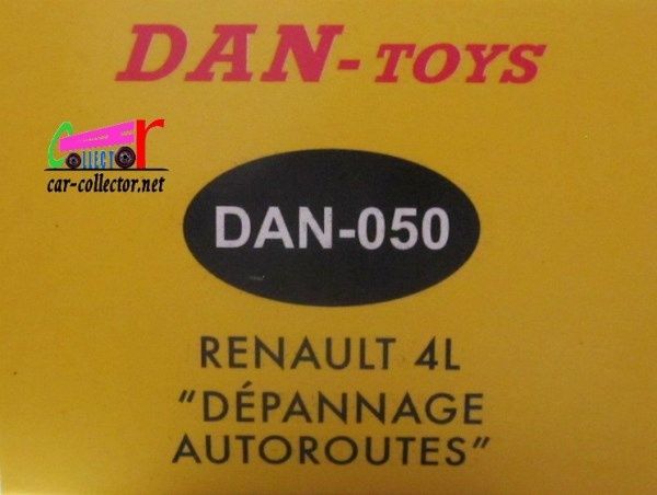 RENAULT 4L DEPANNAGE AUTOROUTES DAN-TOYS 1/43