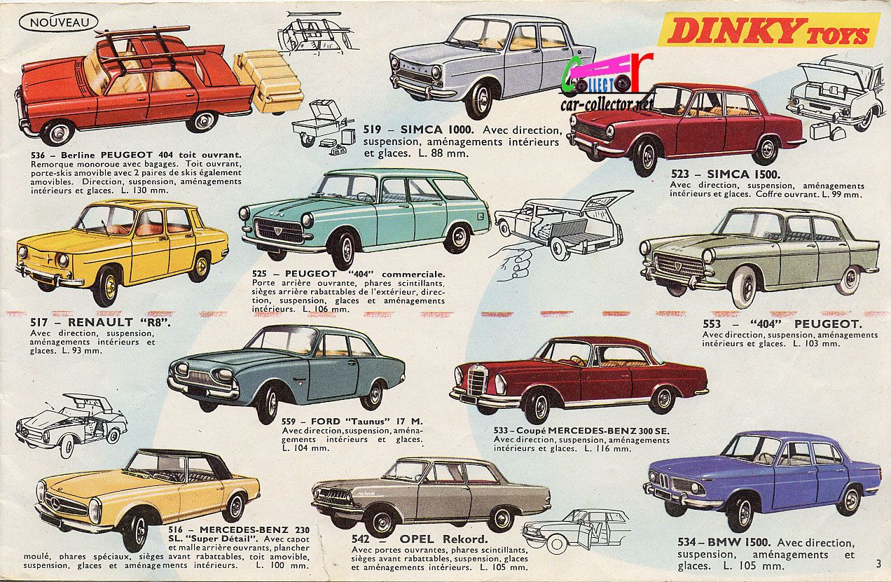 CATALOGUE DINKY TOYS FRANCE ANNEE 1965 - CATALOG DINKY - KATALOG