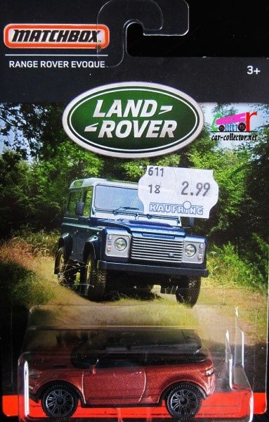 Range Rover Evoque Matchbox
