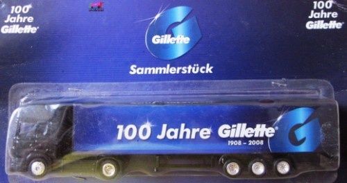 camion rasoirs gillette anniversaire 100 ans
