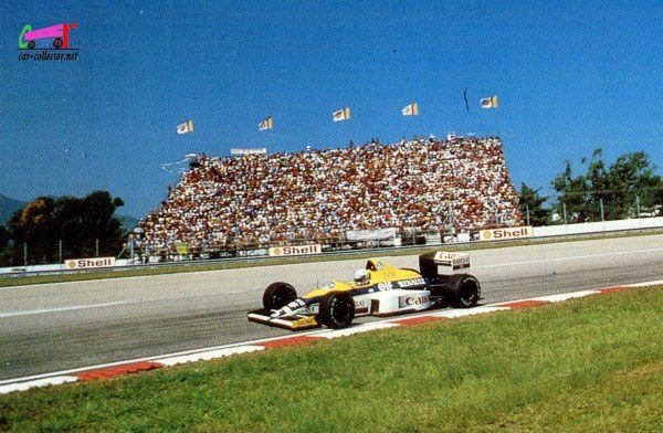 carte-postale-f1-williams-renault-moteur-v10-christiane-melamare-concours-tele-poche-mots-fleches
