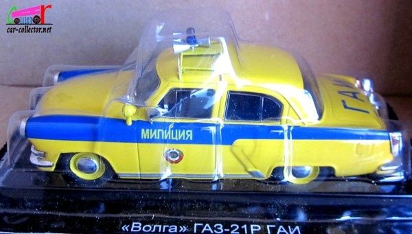 volga-gaz-p21-1957-police-car-de-agostini-Автомобиль-на-службе