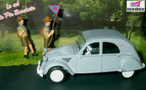 diorama-citroen-2cv-les-scouts-etape-roanne-tarare-rn7-collection-altaya