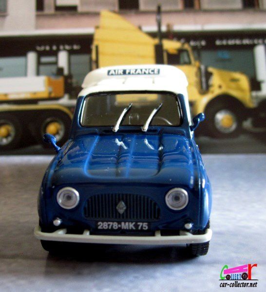 RENAULT 4 F4 FOURGONNETTE 1962 MUSEE AIR FRANCE INVALIDES PARIS NOREV 1/43.
