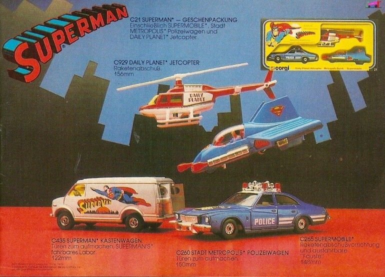 CATALOGUE CORGI 1981-1982.