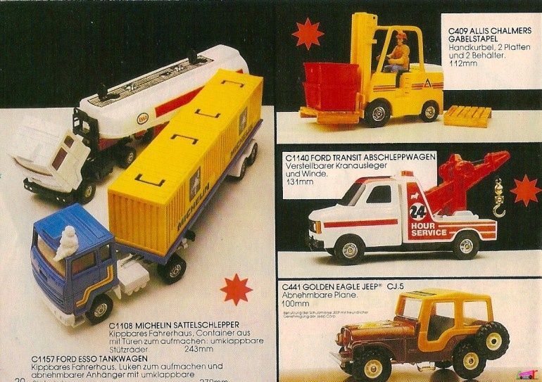 CATALOGUE CORGI 1981-1982.