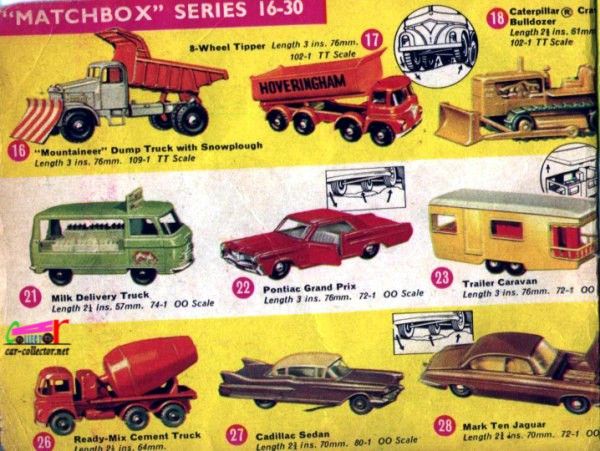 Matchbox diecast catalogue hot sale