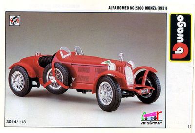catalogue-burago-1990-alfa-romeo-8c-2300-monza-1931-catalogo-burago-1990-katalog-burago-1990-catalog-bburago-1990