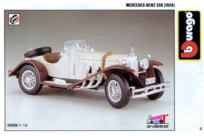 catalogue-burago-1990-mercedes-ssk-1928-catalogo-burago-1990-katalog-burago-1990-catalog-bburago-1990