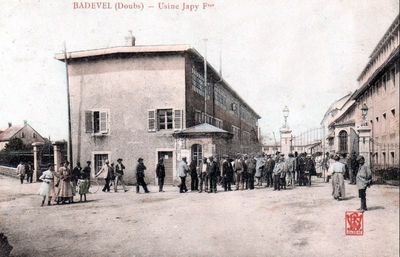 carte-postale-ancienne-badevel-les-usines-japy