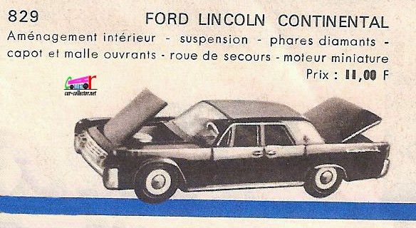 catalogue-tekno-1965-ford-lincoln-continental