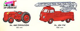 catalogue-tekno-1961-tracteur-fergusson-vw-combi-pompiers