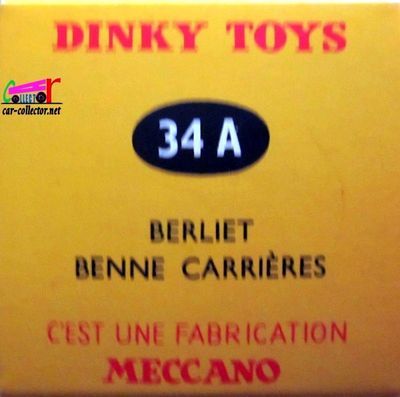camion-berliet-gl10-benne-carrieres-marrel-dinky-toys-meccano-france