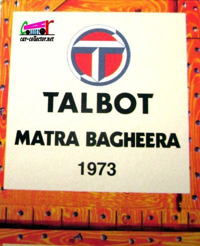 talbot-matra-simca-bagheera-peinture-jaune-norev