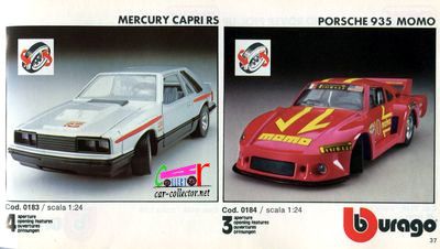 catalogue-burago-1983-catalogo-bburago-1983-catalog-burago-1983-katalog-burago-1983-mercury-capri-rs-porsche-935-momo