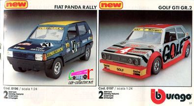 catalogue-burago-1983-catalogo-bburago-1983-catalog-burago-1983-katalog-burago-1983-fiat-panda-rally-volkswagen-golf-gti
