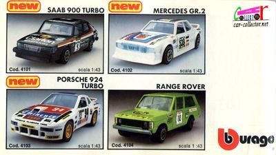 catalogue-burago-1983-catalogo-bburago-1983-catalog-burago-1983-katalog-burago-1983-saab-900-turbo-mercedes-porsche-924-range-rover