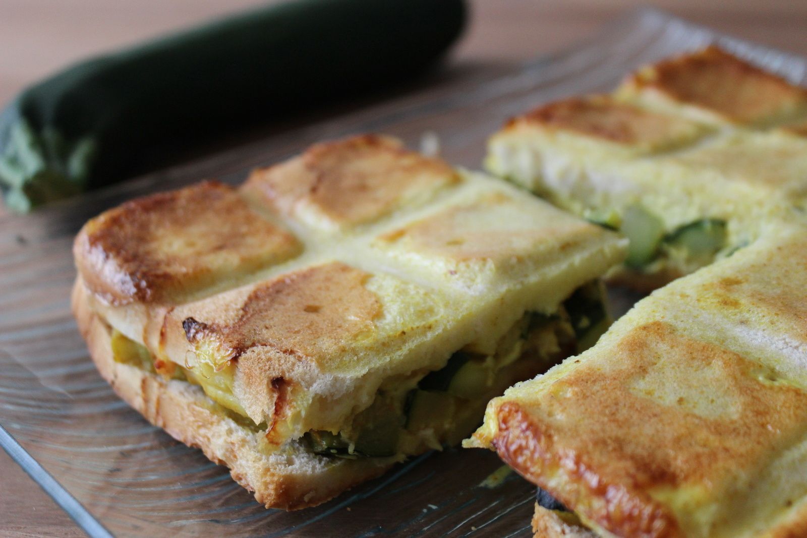 CROQUE TABLETTE COURGETTES POULET CURRY - Les petits plaisirs de doro