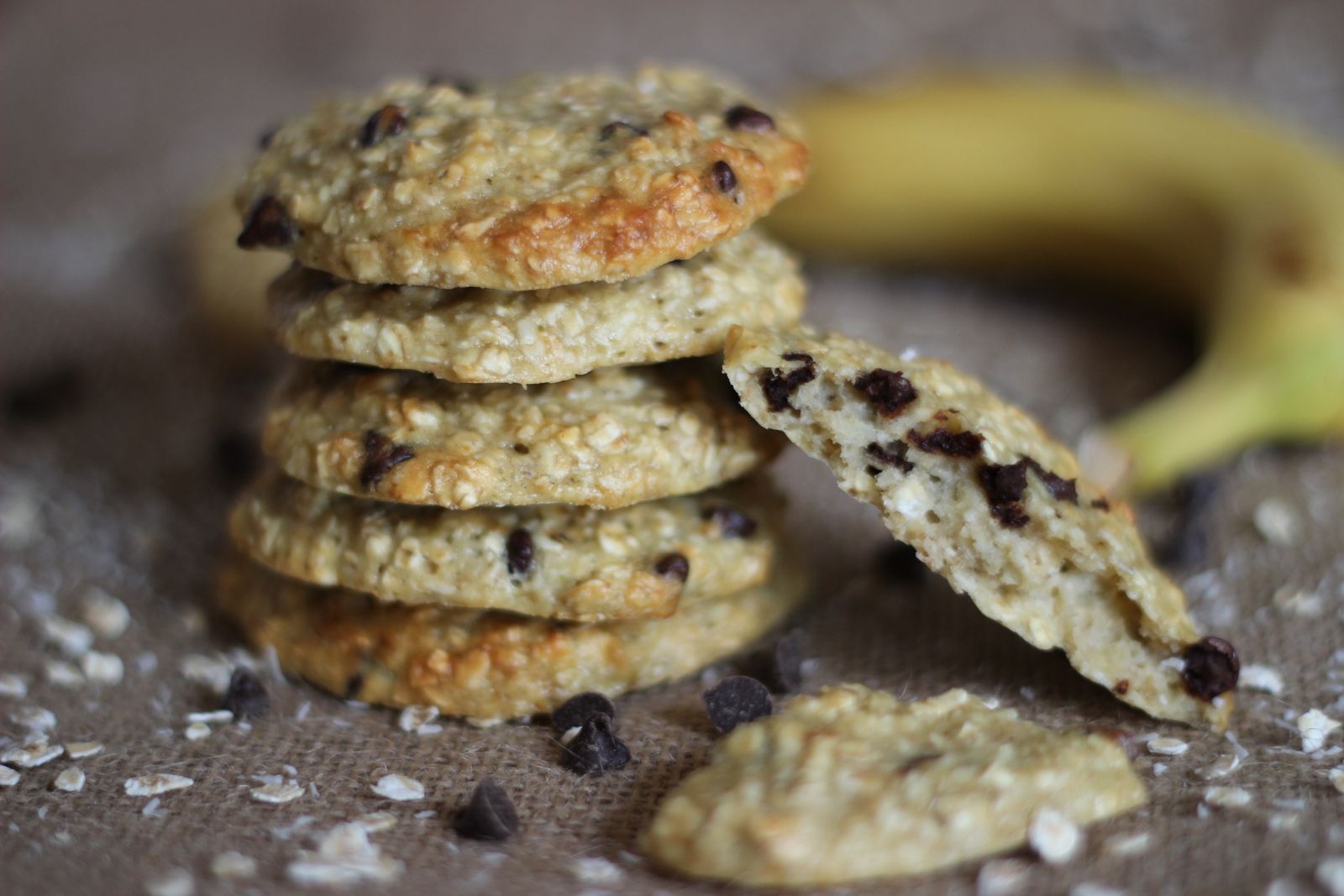 COOKIES AUX FLOCONS D'AVOINE - Les petits plaisirs de doro