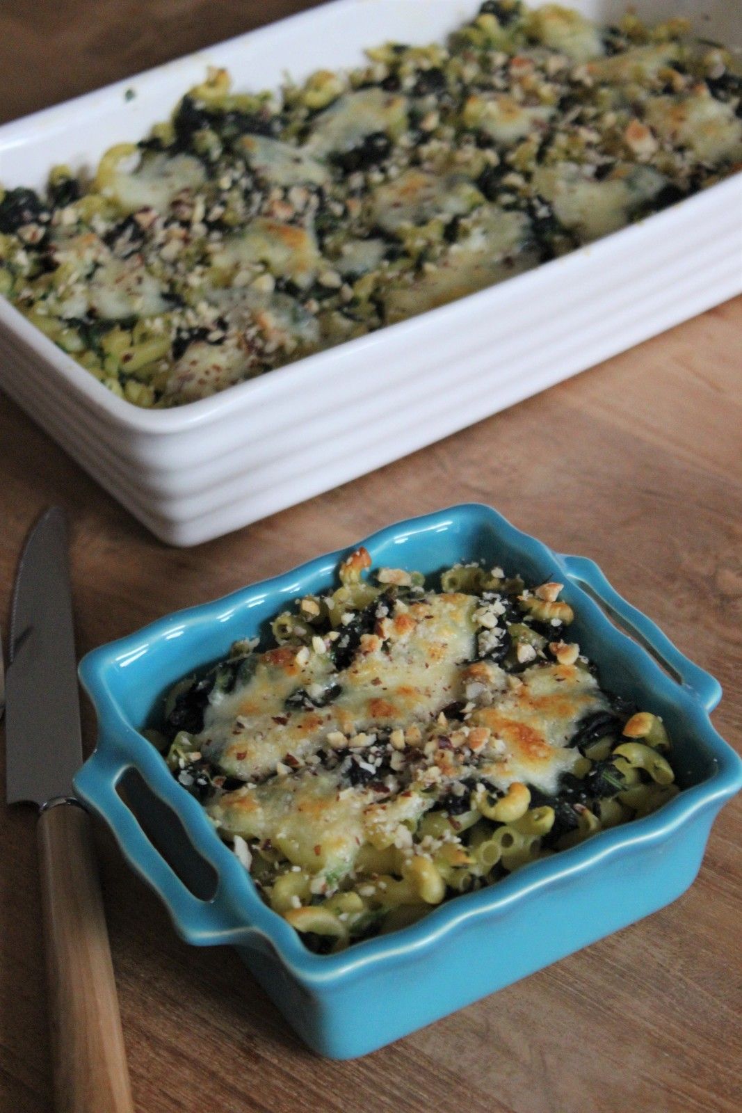 GRATIN PATES EPINARDS WW