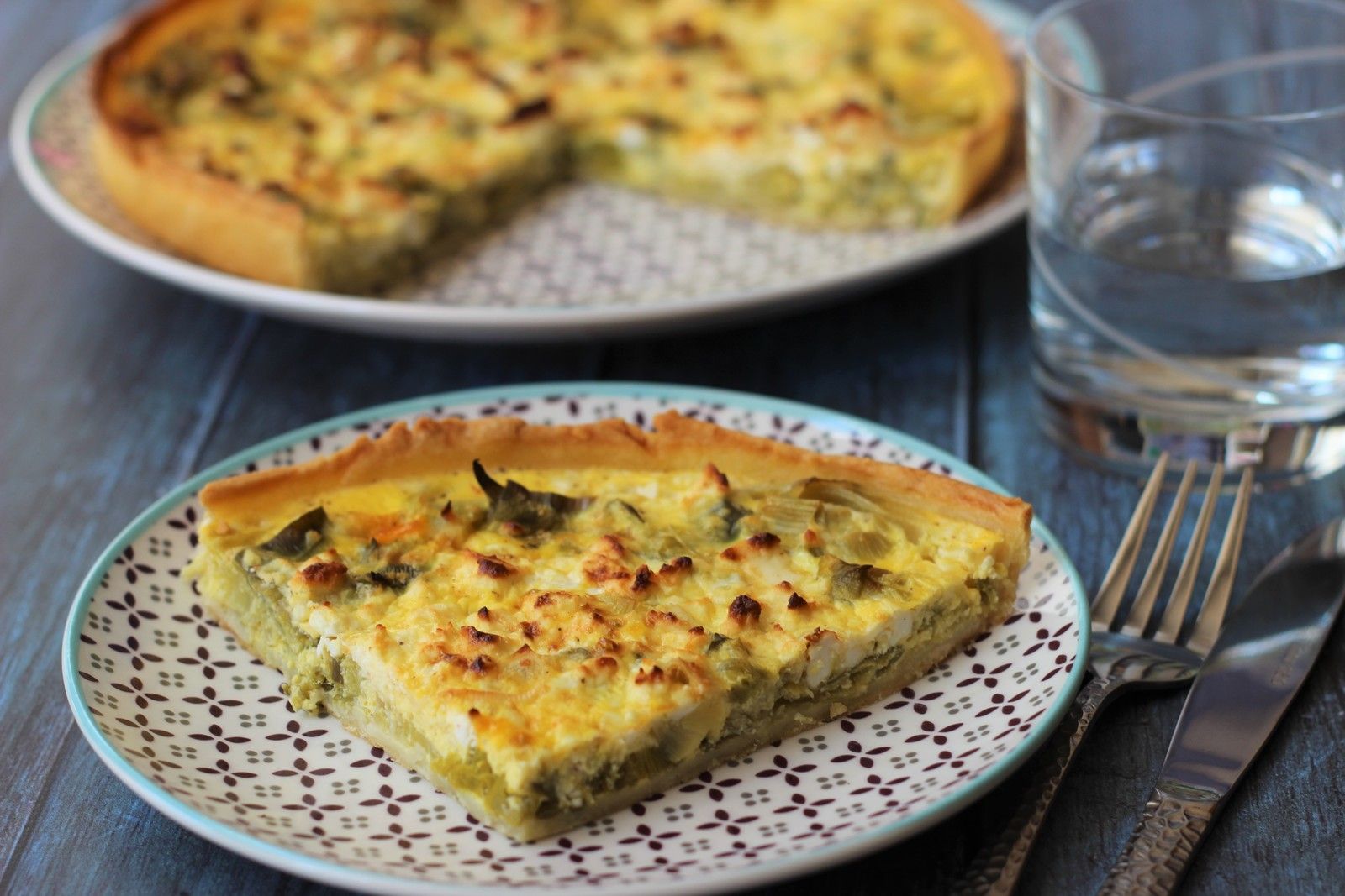 TARTE POIREAUX FETA