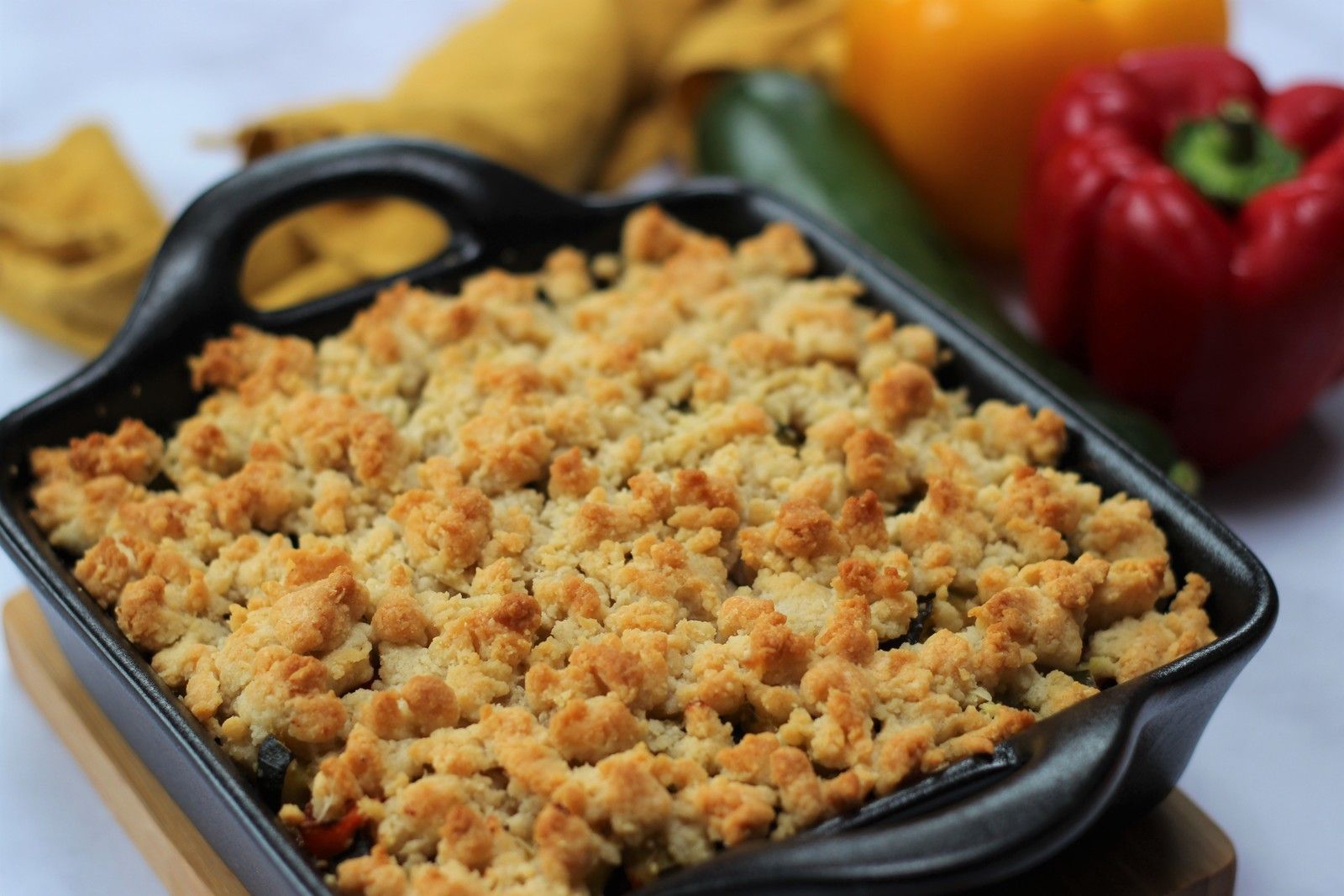 crumble vegetarien façon thai 