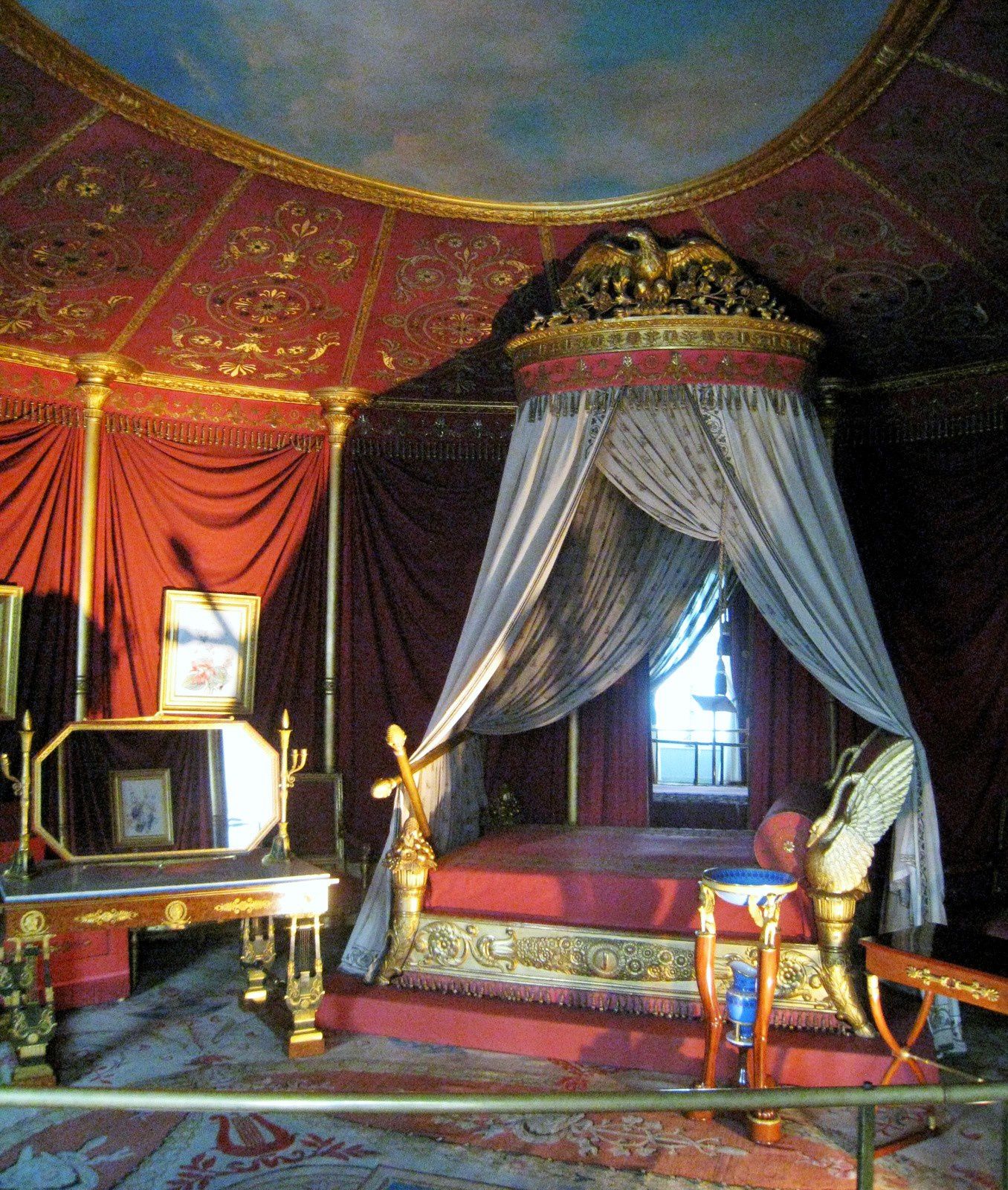 Chambre à coucher de l'Impératrice (2/2), château de malmaison