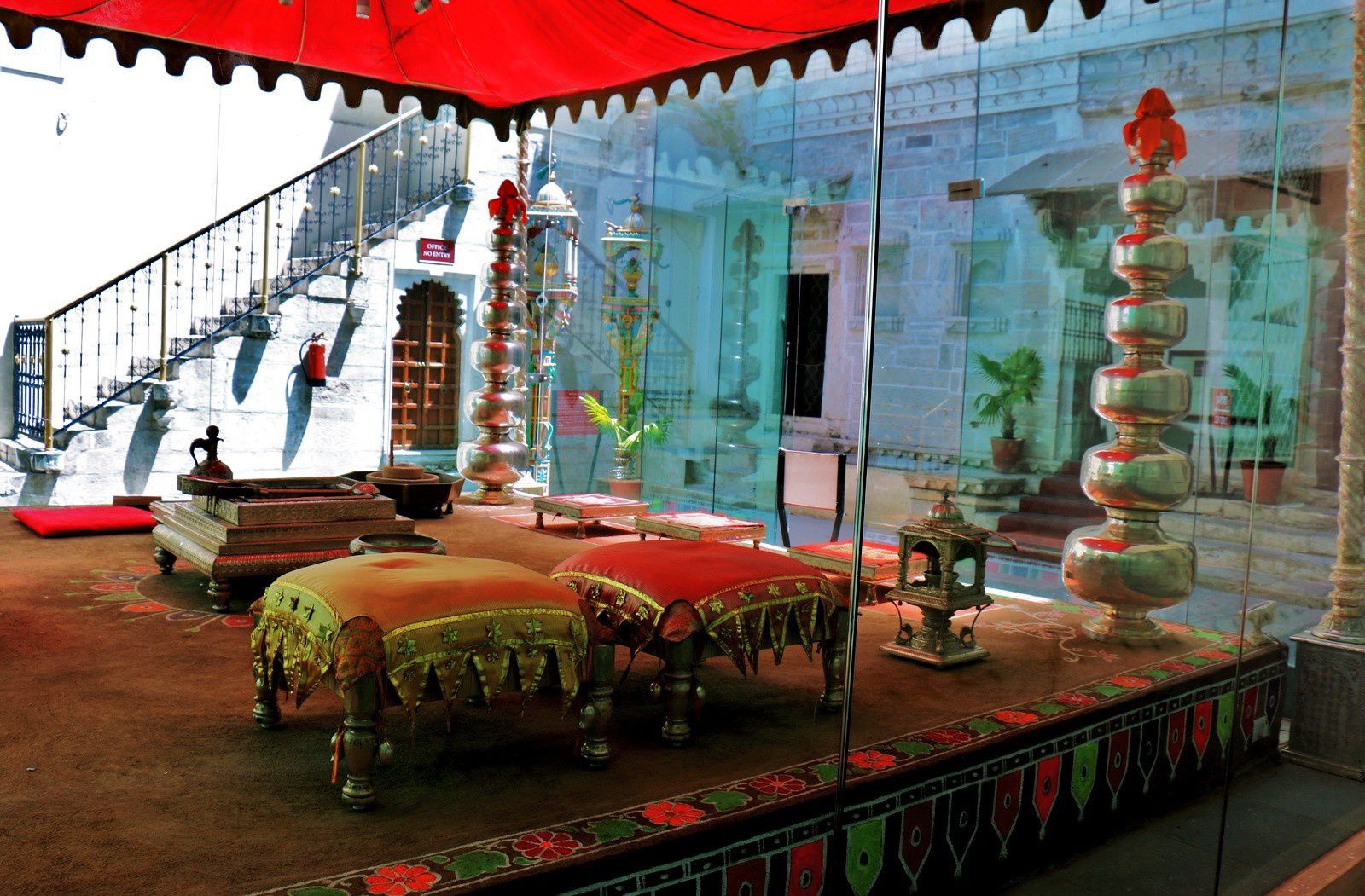 Mandap et Hookah, City Palace Museum (Udaipur) 