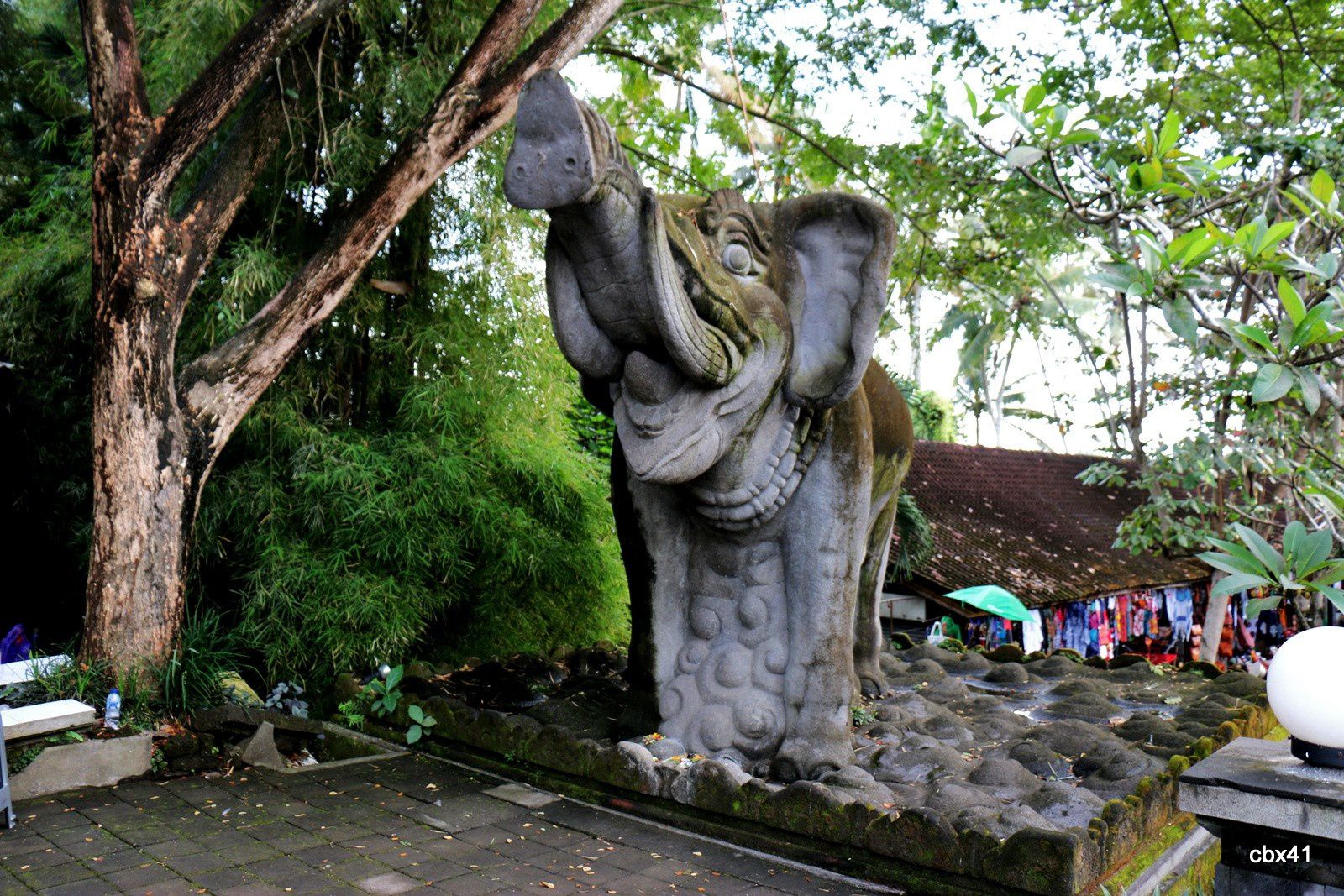 Dans les alentours de la Grotte de l'éléphant), Temple de Goa Gajah (Gianyar (Bali, Indonésie)