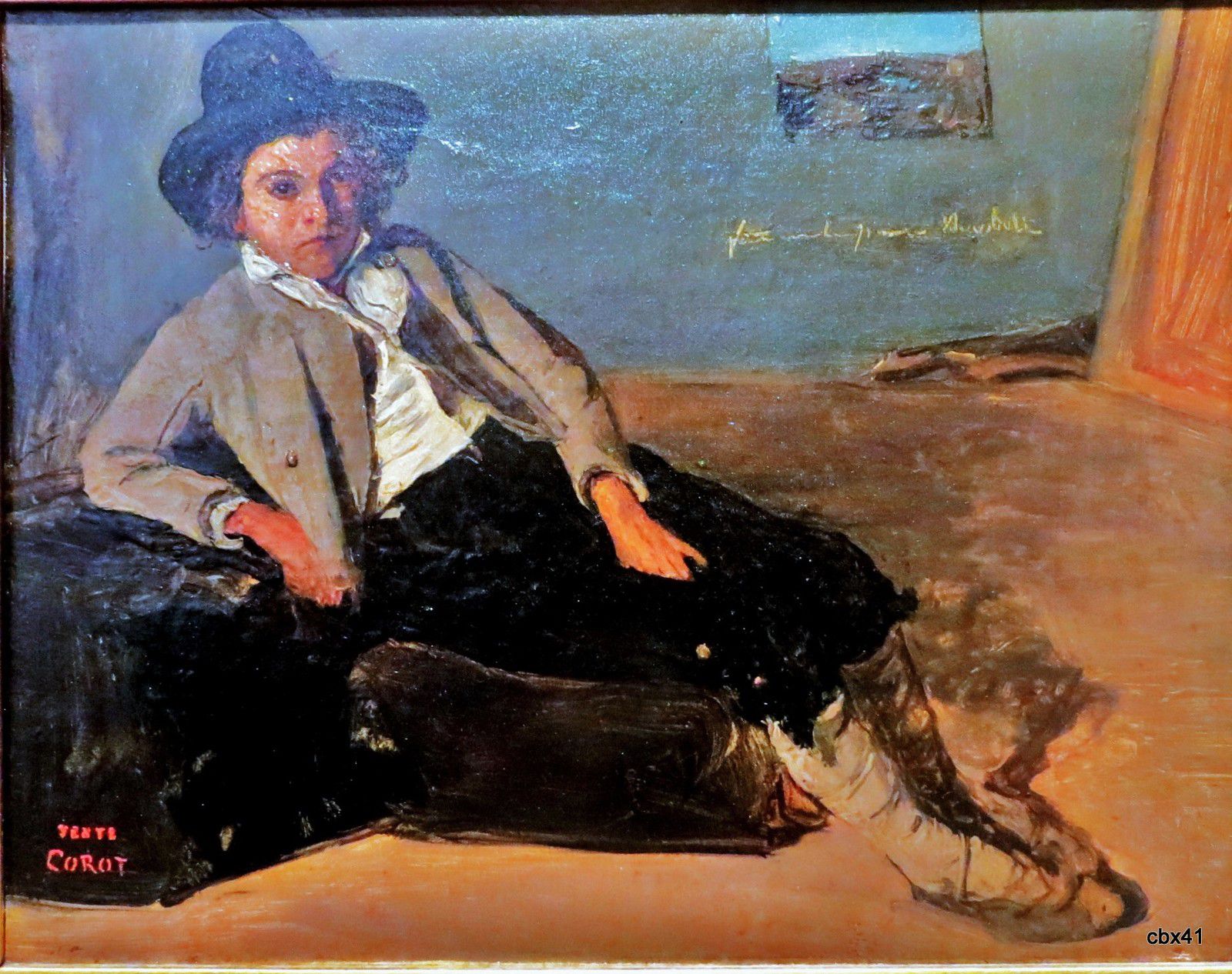 Jean-Baptiste Corot, Jeune italien assis