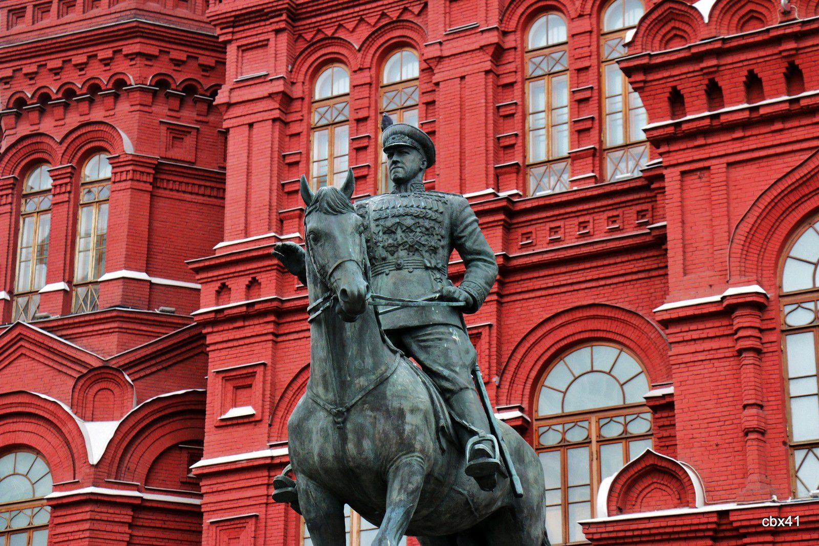 Gueorgui Joukov, statue équestre (Moscou)