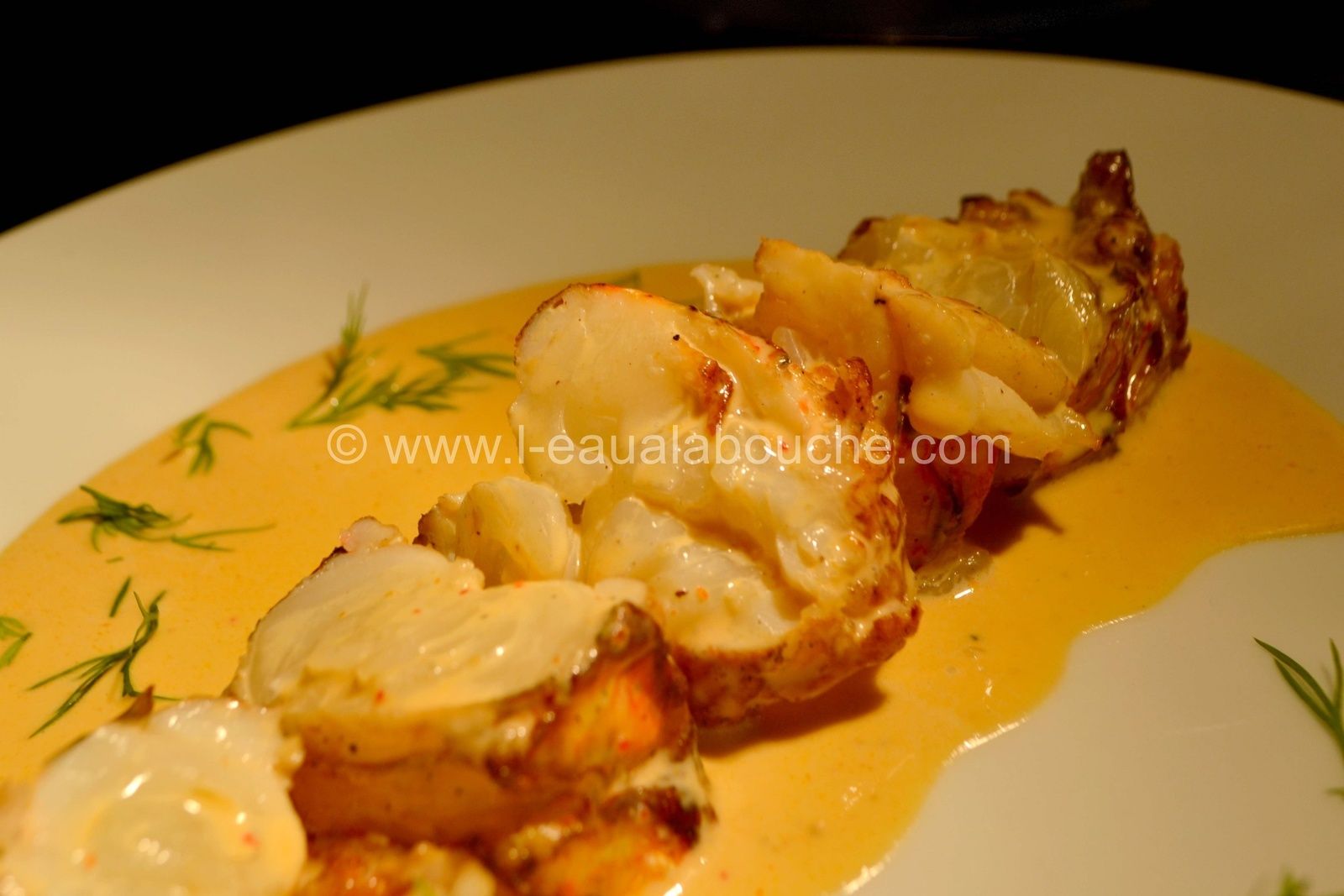 Langouste Sauce Au Gewurztraminer L Eau A La Bouche
