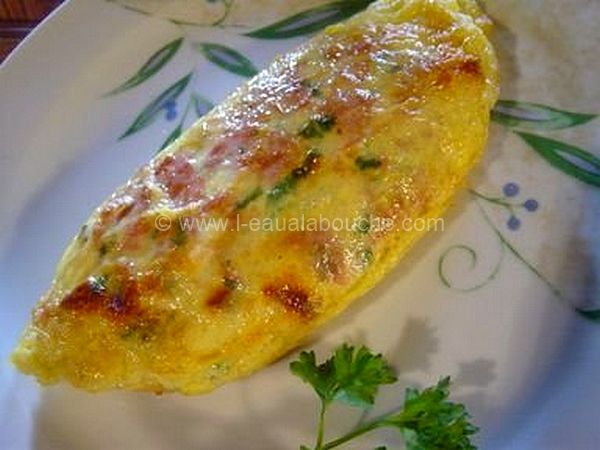 Omelette au Chorizo et Jambon