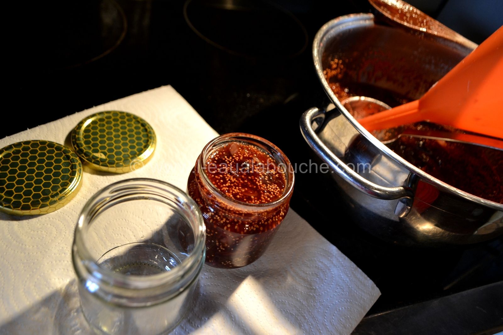 Confiture de Figues à la Lavande et aux Amandes et Rhum L’Eau à la Bouche