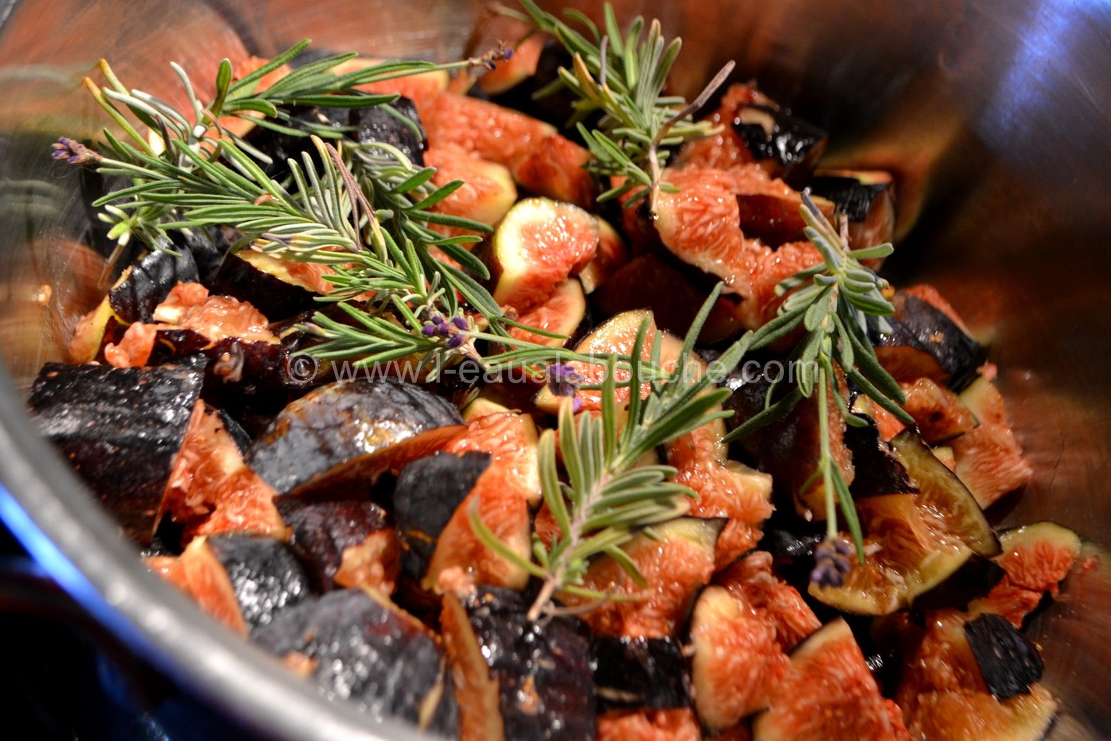 Confiture de Figues à la Lavande et aux Amandes et Rhum L’Eau à la Bouche