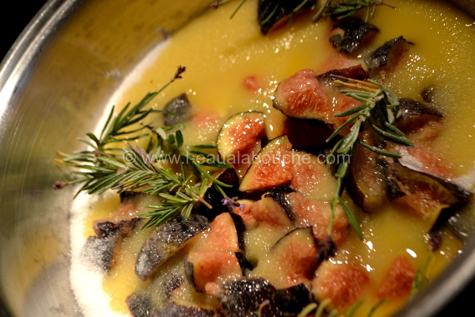 Confiture de Figues à la Lavande et aux Amandes et Rhum L’Eau à la Bouche