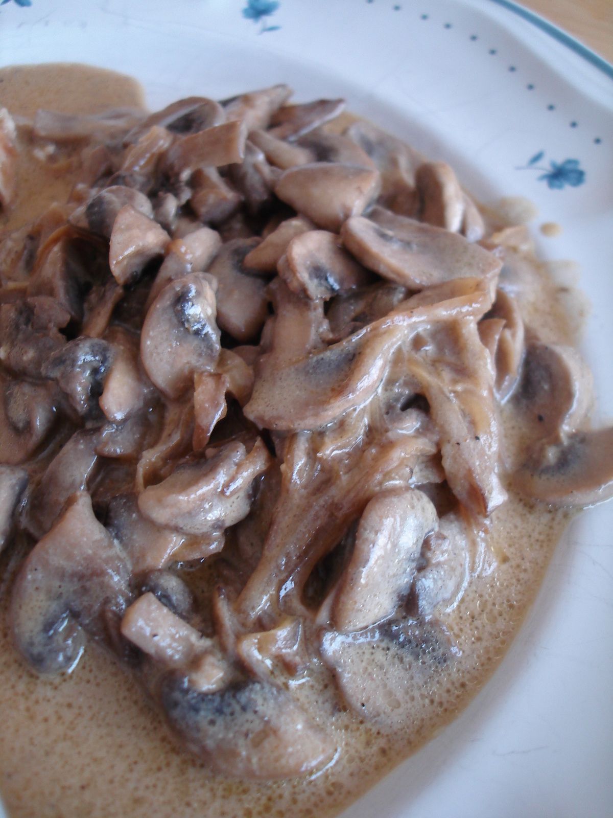 Champignons à la crème