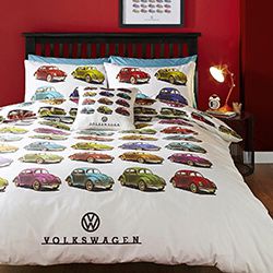 Parure de lit Volkswagen Coccinelle idée cadeau passionné de voiture