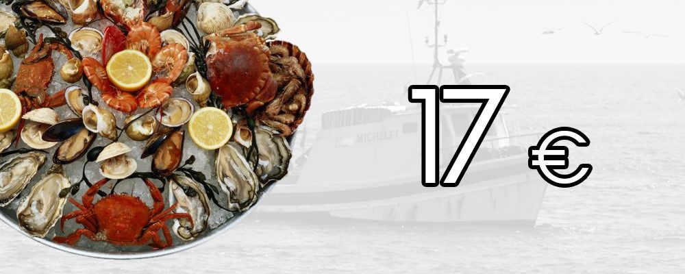 Voiture prix au kilo fruits de mer