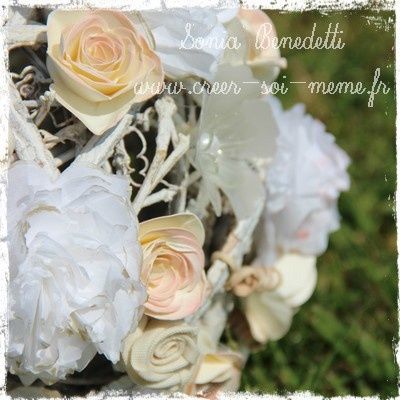 Un bouquet de mariée 100% fait mains