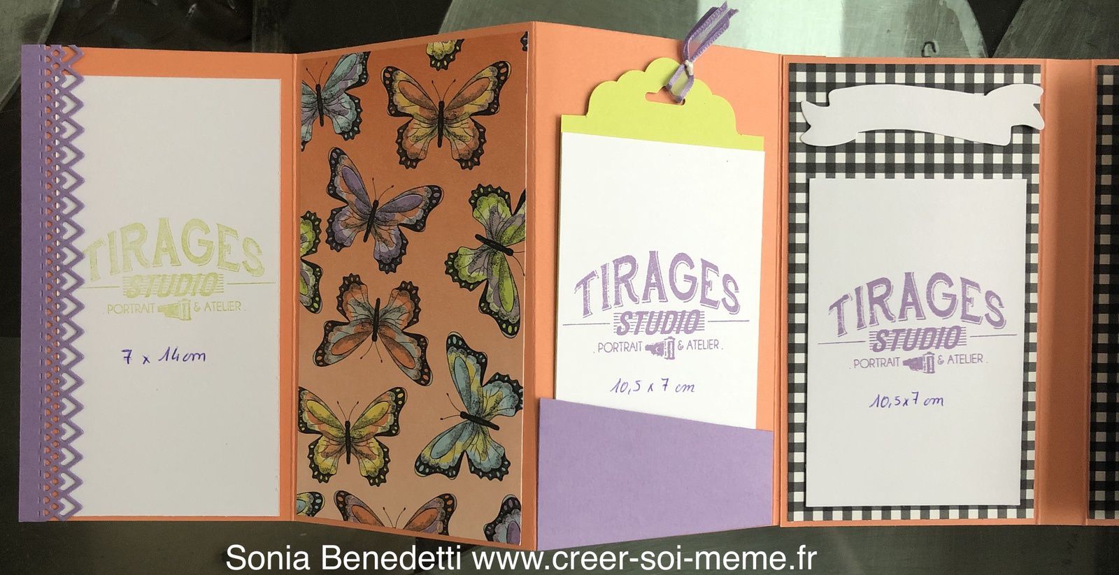 Tutoriel: Mini album dans son sac - Créer soi-même poursuit l