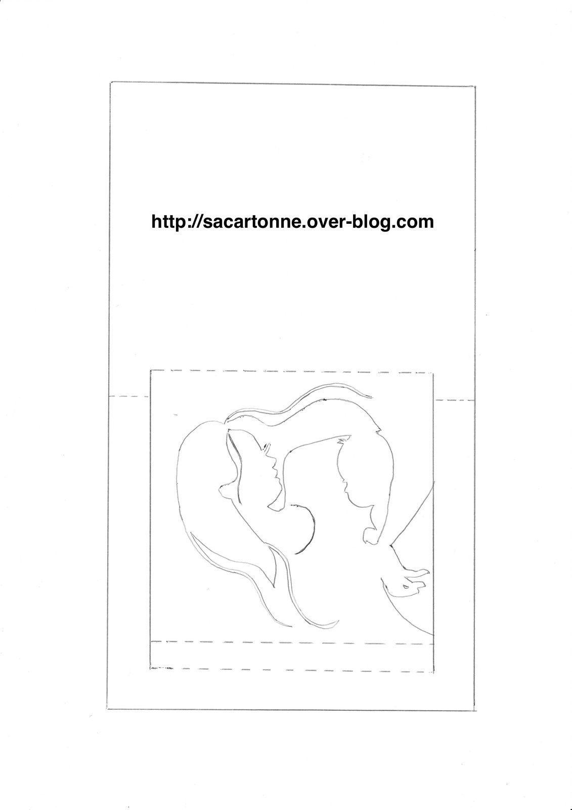 Patron Gratuit Kirigami Naissance La Maman Et Son Bebe Sacartonne Patron Gratuit Kirigami Naissance La Maman Et Son Bebe Sacartonne