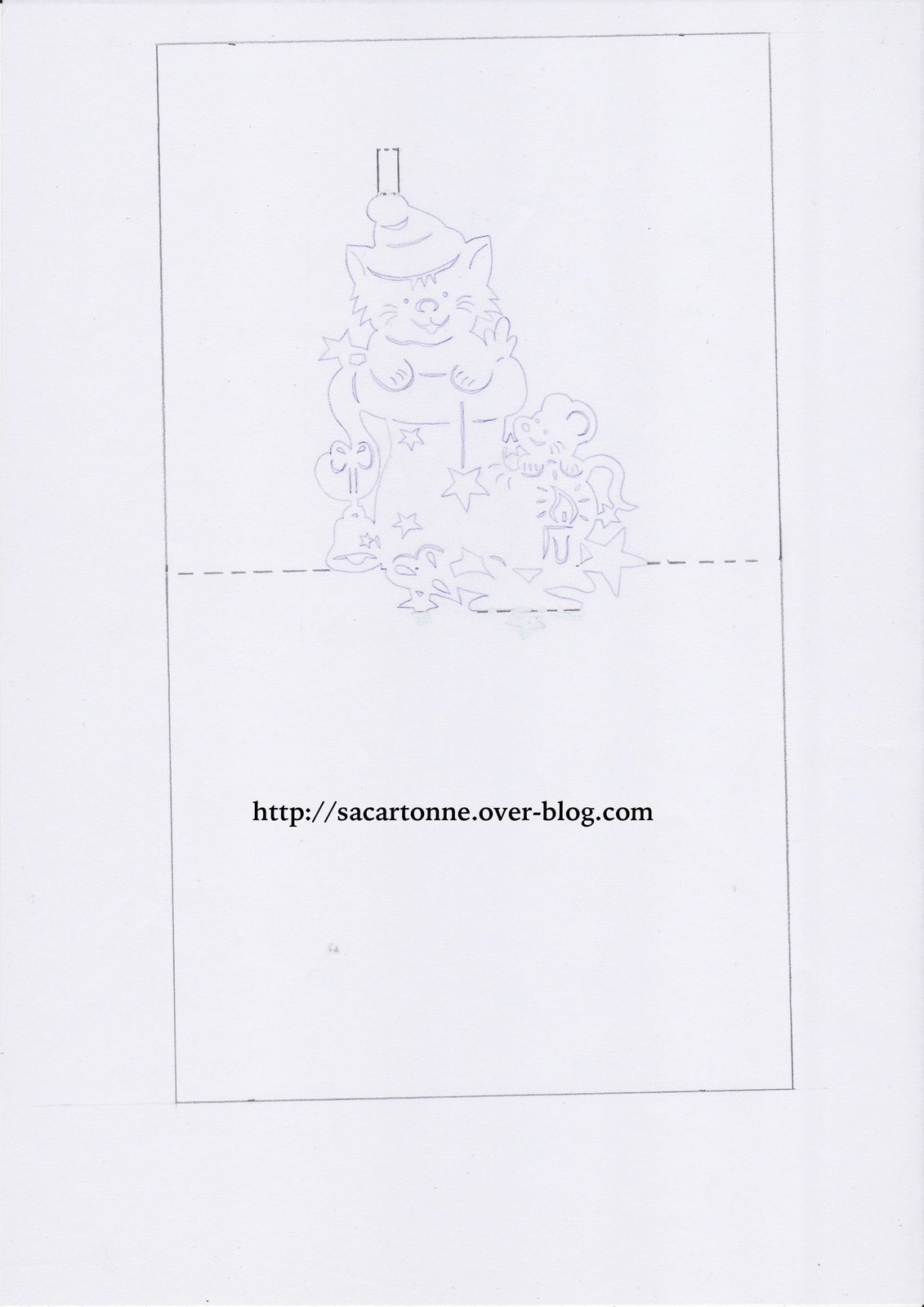 Kirigami Gratuit Chaton Et Botte De Noel Sacartonne Kirigami Gratuit Chaton Et Botte De Noel Sacartonne
