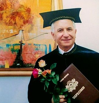 Mohamed A. Lehlou. Doctorat Honoris Causa. Riga (Lettonie) 2002.