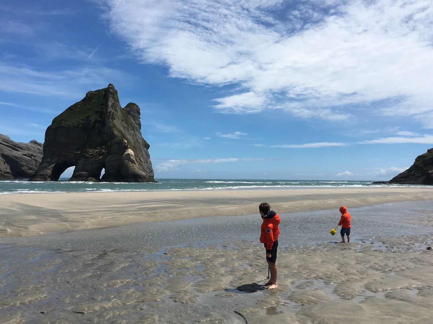 Coup de coeur pour Wharariki Beach ~ Nouvelle Zélande