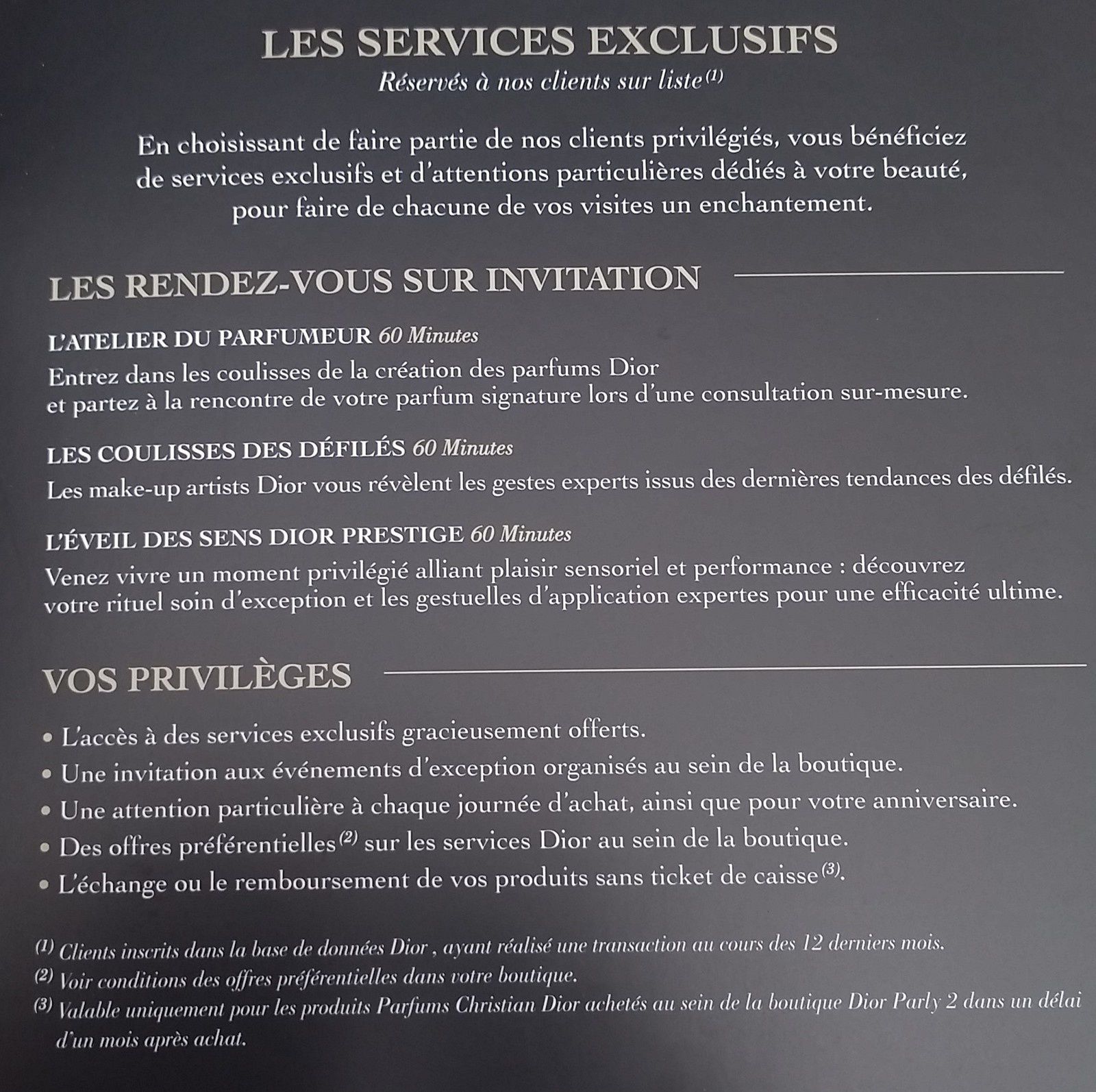 Christian Dior Ouvre Un Atelier De Services Parfums Et Beaute A Parly 2