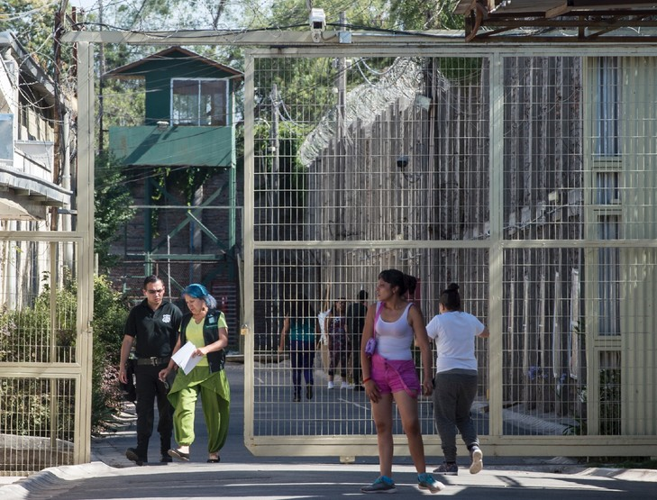 Le centre pénitentiaire pour femmes de San Joaquin, le 13 décembre 2017 à Santiago du Chili / AFP