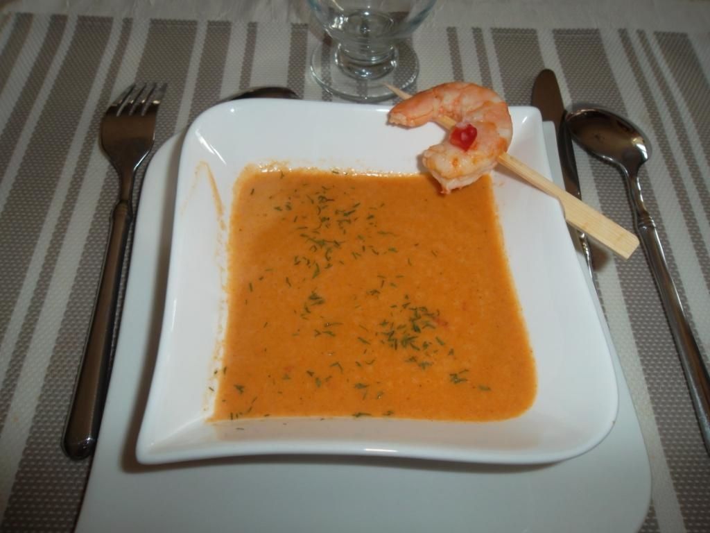 Bisque de crevettes Ma Cagouille