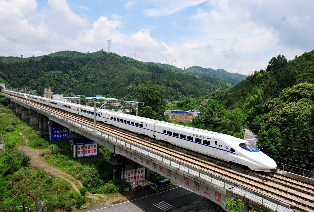 Le TGV en Chine est en train de se réaliser. Il n'en est rien aux Etats-Unis.