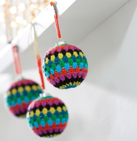 Boules De Noël Au Crochet Chez Elkalincom